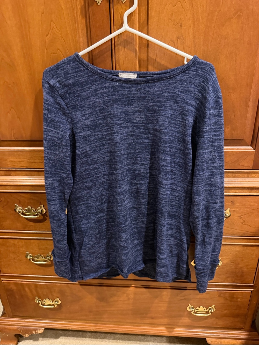 Classic Navy Long-Sleeve Women’s sweater